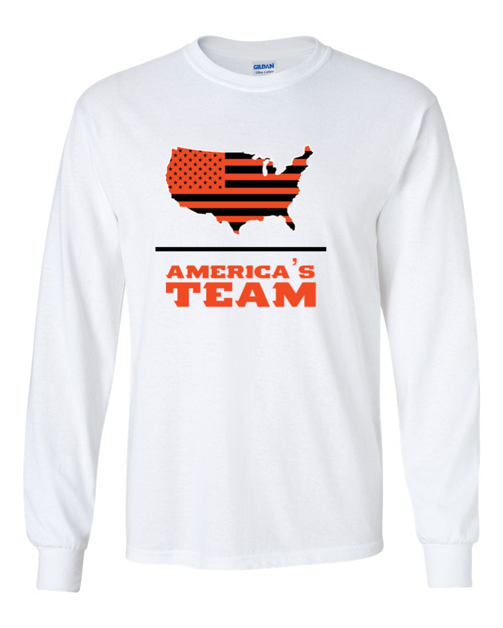 America’s Team Long Sleeve T-Shirt (White)