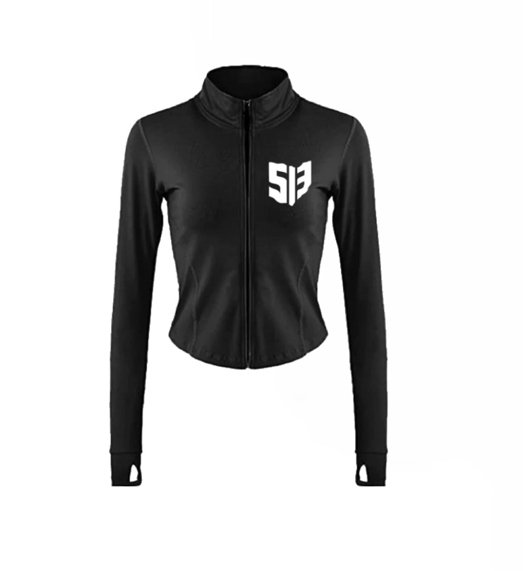 Women’s Stretchy Athletic Zip Up Jacket